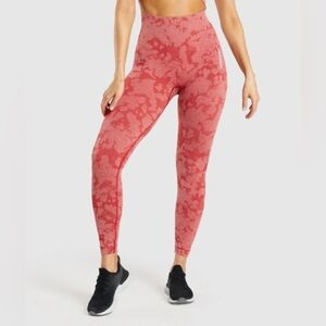 Gymshark Red Camo Leggings